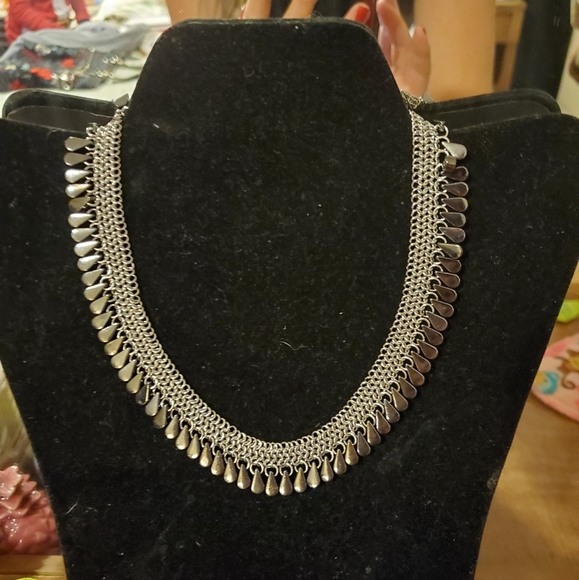 NWT Banana Republic silver multichain necklace - Picture 1 of 6
